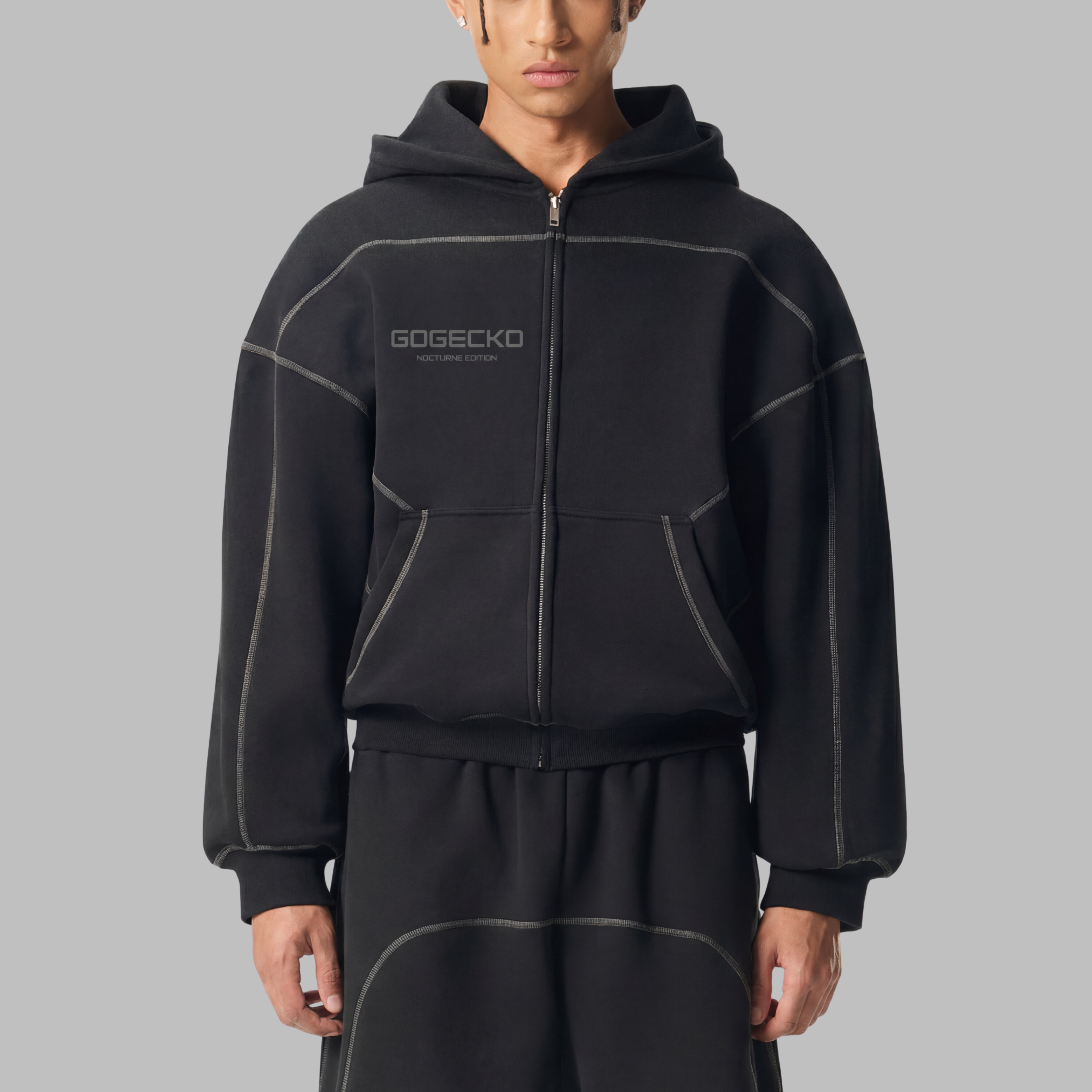 Gogecko - Nocturne Edition Boxy Zip-up