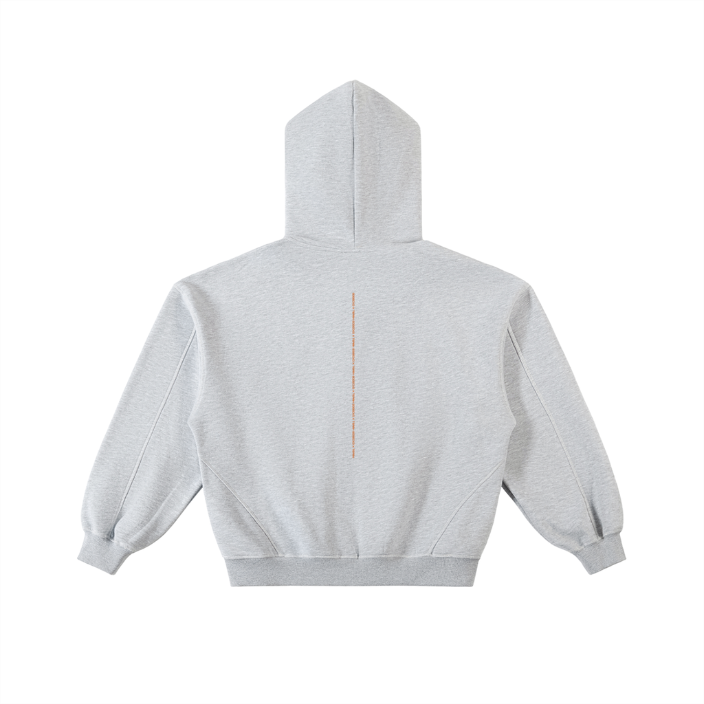 (GOGECKO X TEAMH) Boxy Zip-up Hoodie