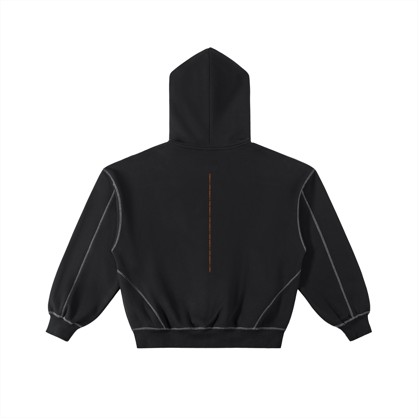 (GOGECKO X TEAMH) Boxy Zip-up Hoodie