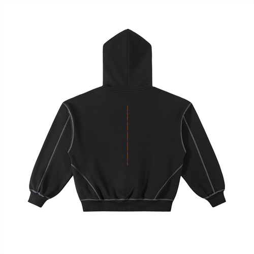 (GOGECKO X TEAMH) Boxy Zip-up Hoodie